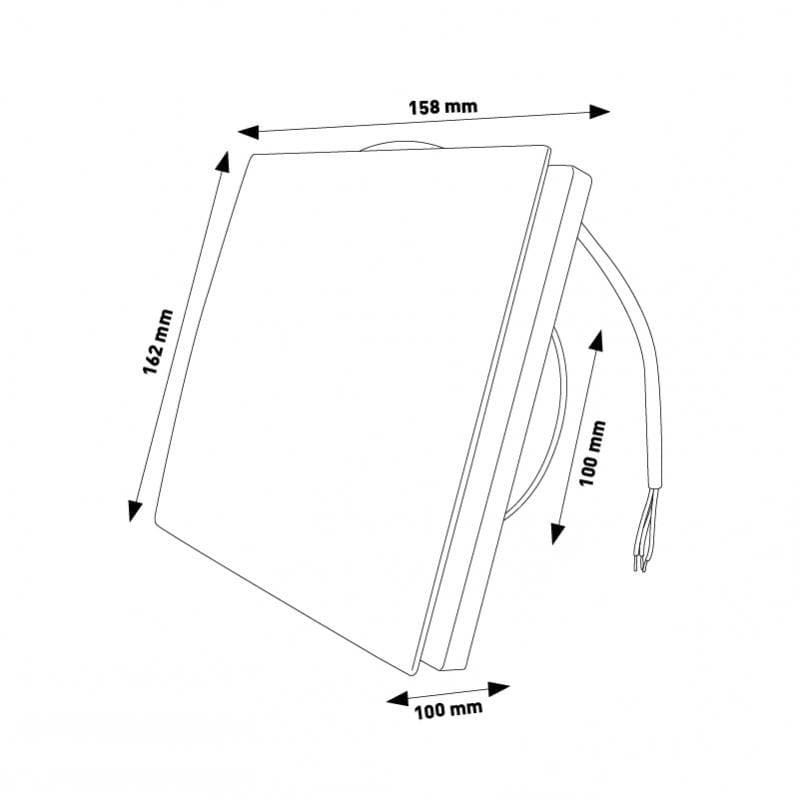 Extractor de baño Hadary 14W - Imagen 2